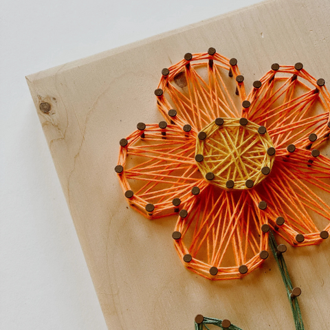 DIY Flower String Art Kit – Perfect for Beginners!