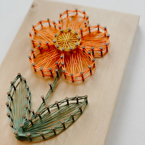 DIY Flower String Art Kit – Perfect for Beginners!